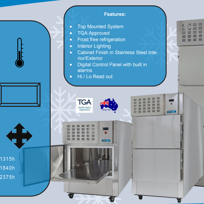 Med Lab Refrigeration Systems Mortuary Range of Products