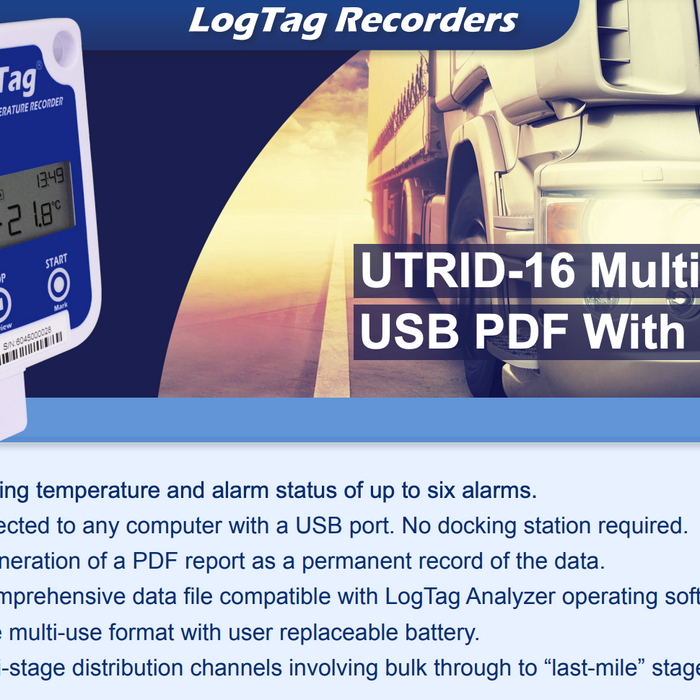LogTag Data Logger available from Med Lab Refrigeration Systems