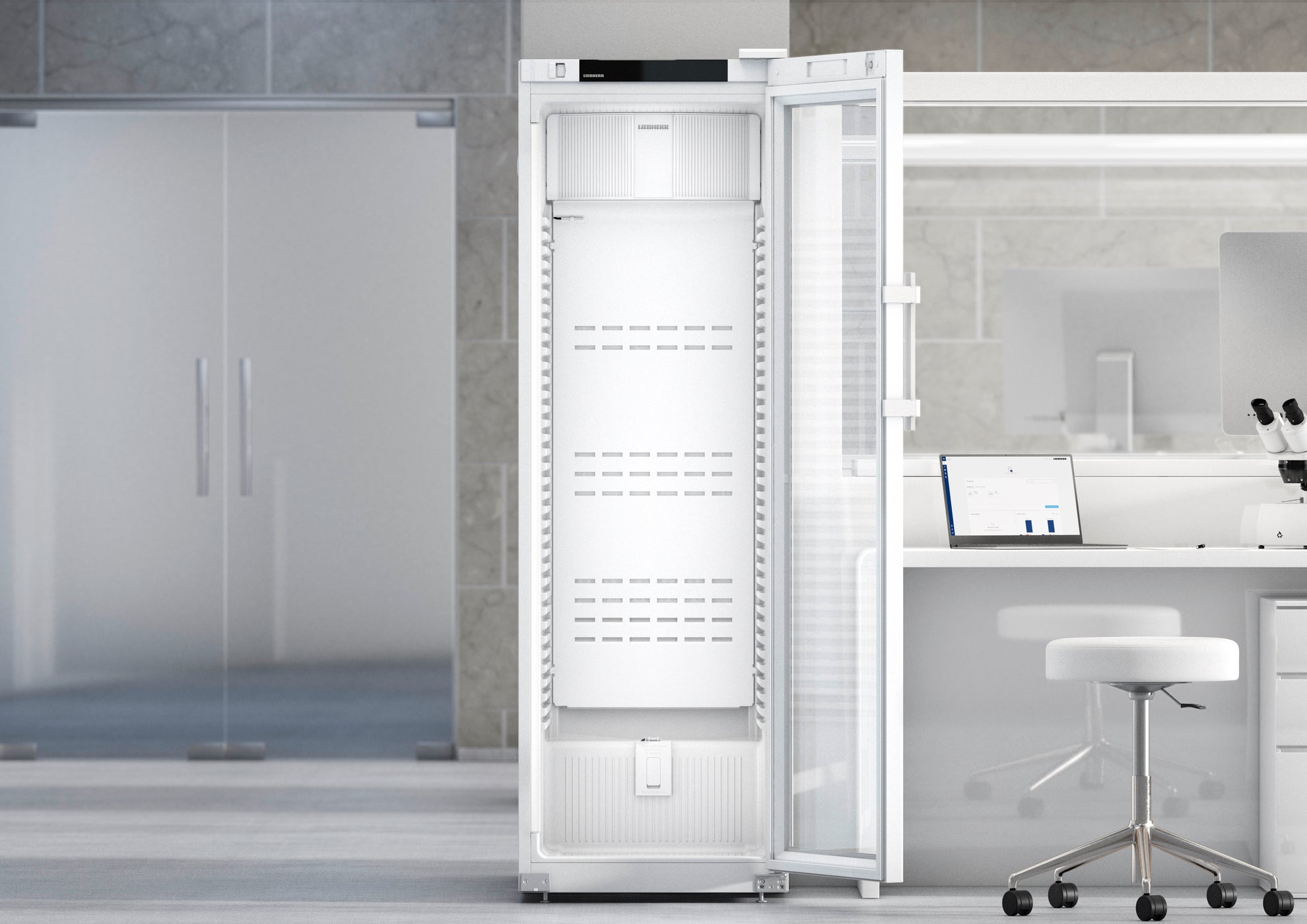 Liebherr SRFvh 5511 Medical/Laboratory Fridge–588 litres (Glass Door ...