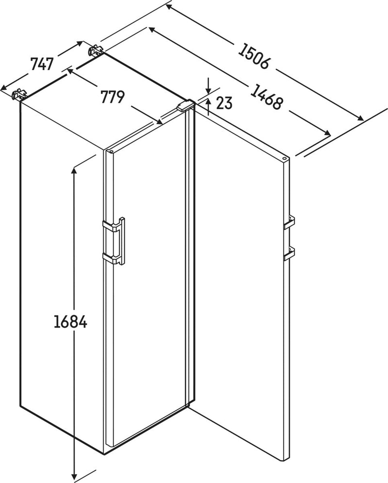 Liebherr SFFvh 5501 Medical & Laboratory Freezer-472 litres (Solid Door)