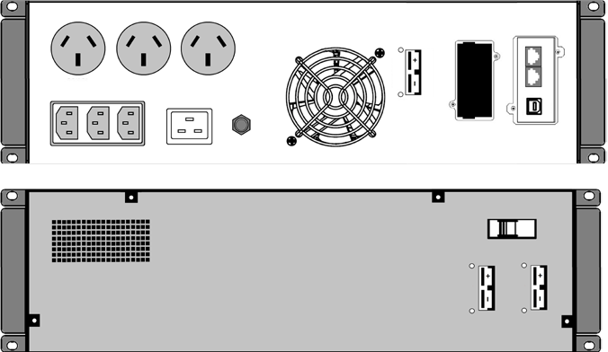 Nuline NLUPS218 Uninterrupted Power Supply (UPS) + Battery Pack