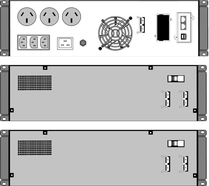 Nuline NLUPS324 Uninterrupted Power Supply (UPS) + 2 x Battery Pack